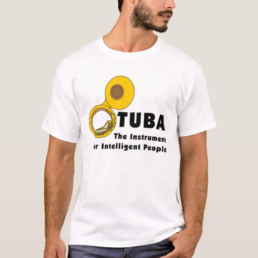Intelligente tuba t-shirt (Voorkant)
