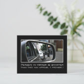 Intelligentie: Ik ben echt veel slimmer dan ik er  Briefkaart (Staand voorkant)