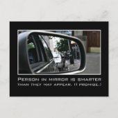 Intelligentie: Ik ben echt veel slimmer dan ik er  Briefkaart (Voorkant)