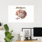 Intelligentie is dodelijk poster (Thuiskantoor)