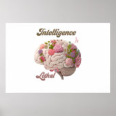 Intelligentie is dodelijk poster (Voorkant)