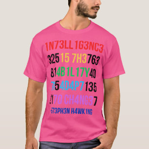 Intelligentie is het vermogen om zich aan te passe t-shirt