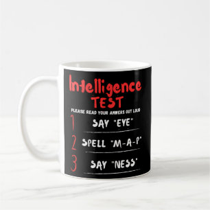 Intelligentietest Say Eye M A Pness IQ-test Koffiemok