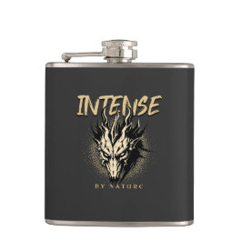 Intens door Natuur Quote Motivatie inspiratie Heupfles