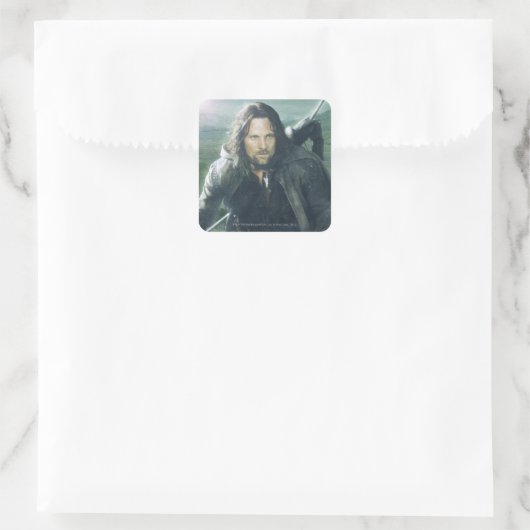 Intense Aragorn Vierkante Sticker (Tas)