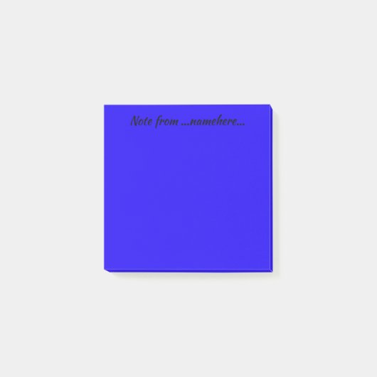 Intense Blue/Indigo Post-it® Notes (Voorkant)