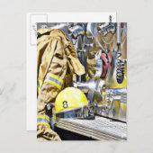 Intense - Brandweeruitrusting en brandveiligheid Briefkaart (Voorkant / Achterkant)