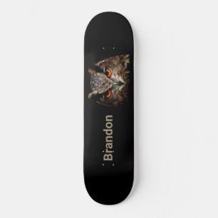 Intense bruine bruine howl zwart persoonlijk skateboard