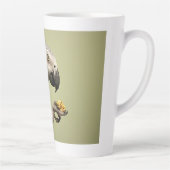 Intense Congo-Afrikaanse grijze papegaai Latte Mok (Rechts)