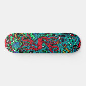 Intense Day Glo Psycho Loco krankzinnige graphics Persoonlijk Skateboard (Horizontaal)