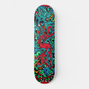 Intense Day Glo Psycho Loco krankzinnige graphics Persoonlijk Skateboard
