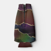 intense donkere agaat | Moody Rainbow Jewel Tone Flesjeskoeler (Achterkant)