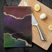 intense donkere agaat | Moody Rainbow Jewel Tone Theedoek