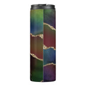 intense donkere agaat | Moody Rainbow Jewel Tone Thermosbeker (Achterkant)