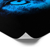 Intense dosisogen in blauw poster (Hoek)