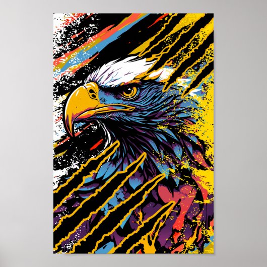 Intense Eagle Poster (Voorkant)