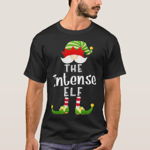 Intense Elf Group Kerstmis Funny Pajama Partij T-shirt