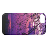 Intense en levendige - Paarse zonnelandschap Case-Mate iPhone Case (Achterkant (Horizontaal))