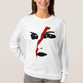 Intense facepaint met Red Slash T-shirt (Voorkant)