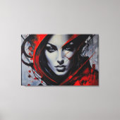 Intense Gaze Canvas Afdruk (Voorkant)