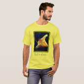 Intense gele Lily Flower Personalized T-shirt (Voorkant volledig)