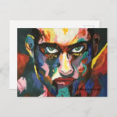 Intense Man  Briefkaart (Voorkant / Achterkant)