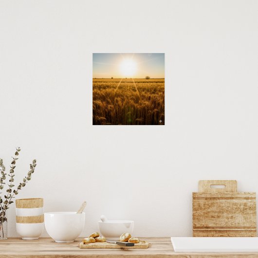 Intense middagzon poster (Keuken)