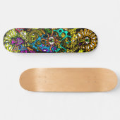 Intense Mushroom Oogbal Hallucinatie Graphics Persoonlijk Skateboard (Horizontaal)