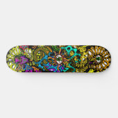 Intense Mushroom Oogbal Hallucinatie Graphics Persoonlijk Skateboard (Horizontaal)