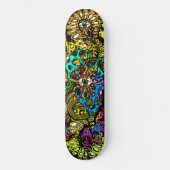 Intense Mushroom Oogbal Hallucinatie Graphics Persoonlijk Skateboard (Voorkant)