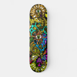 Intense Mushroom Oogbal Hallucinatie Graphics Persoonlijk Skateboard