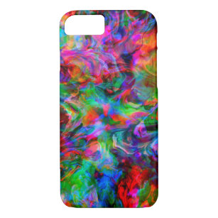 Intense Psychedelic Bright Color Swirl Case-Mate iPhone Case