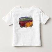 Intense rode en gele valkleuren op Gehring Kinder Shirts (Voorkant)