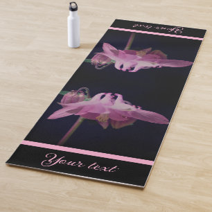 Intense roze Columbine ventilator gepersonaliseerd Yogamat