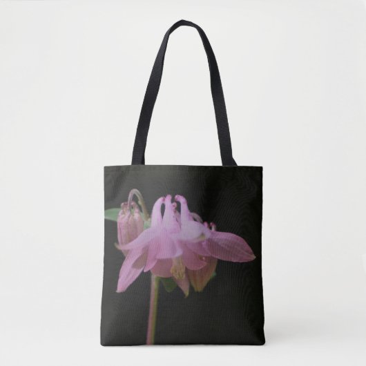 Intense roze Columbinebloem Tote Bag (Voorkant)