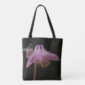 Intense roze Columbinebloem Tote Bag (Achterkant)