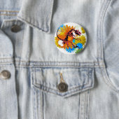 Intense roze Raptor Button (In situ)