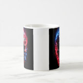 Intense schaduw patriottische schedel mok (Center)