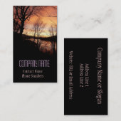 Intense Sunset Visitekaartje (Voorkant / Achterkant)