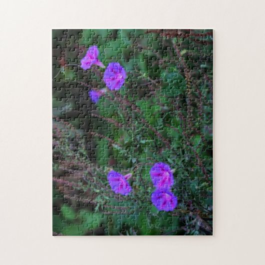 Intense Wild Morning Glory Flowers Legpuzzel (Verticaal)