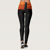 Intense zonsondergang leggings (Achterkant)