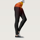 Intense zonsondergang leggings (Rechts)