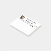 Intensieve gepixelde blik  post-it® notes (Schuin)