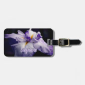 Intensieve Japanse irisventilator Sluiten Aangepas Bagagelabel (Voorkant horizontaal)