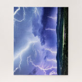 Intensieve Natuur | Bliksem Storm Legpuzzel (Verticaal)