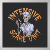 Intensieve Scare Unit Grappige Halloween Ontwerp V Poster (Voorkant)
