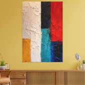Intensieve Texturen Canvas Afdruk (Insitu (Woonkamer))