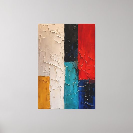 Intensieve Texturen Canvas Afdruk (Voorkant)