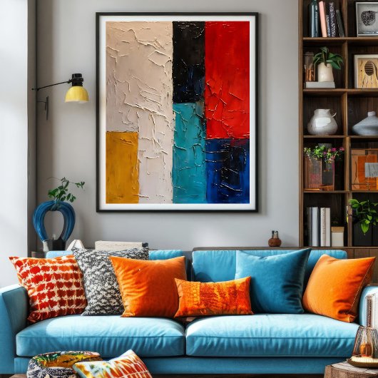 Intensieve Textures Poster