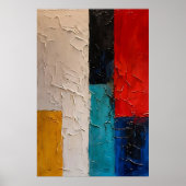 Intensieve Textures Poster (Voorkant)